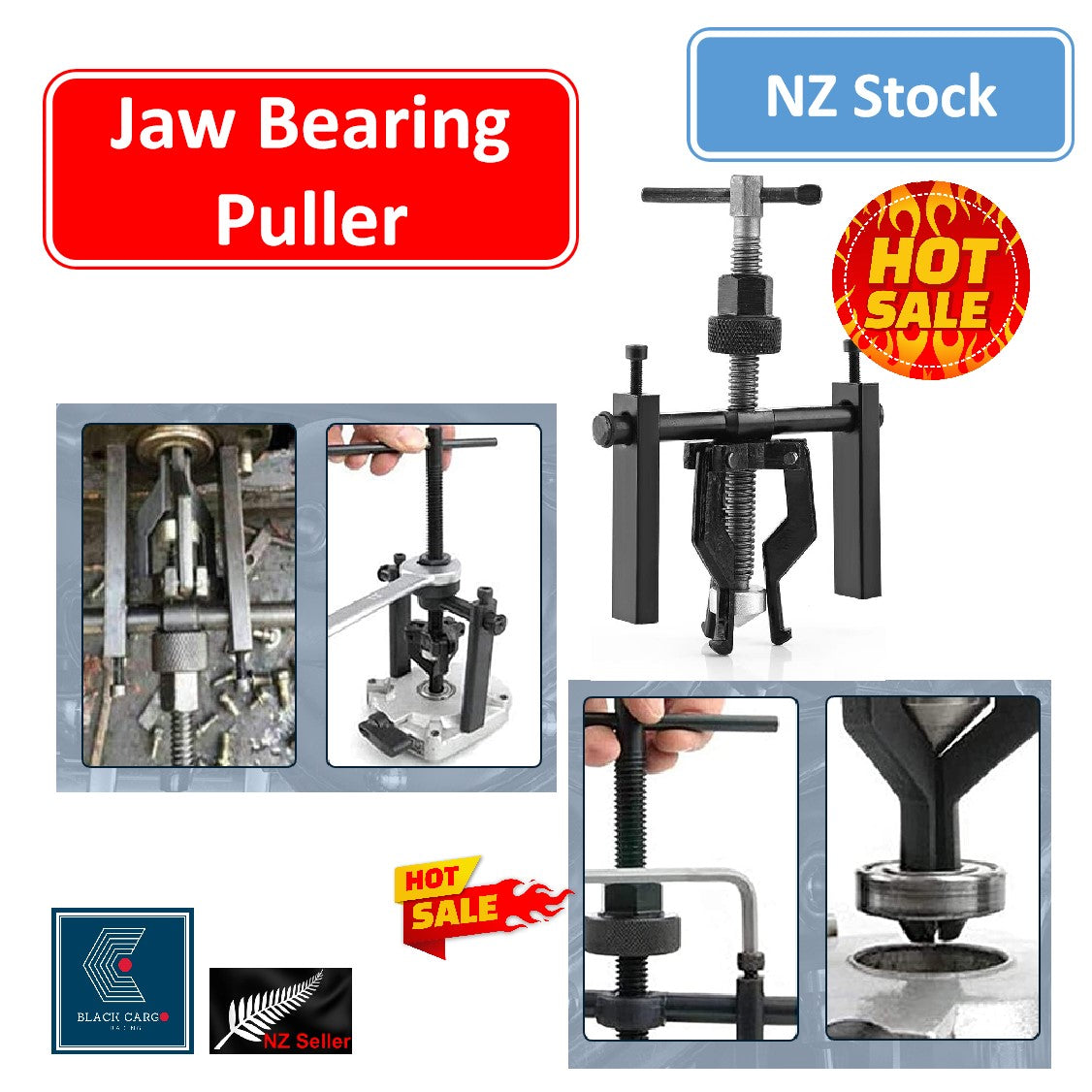 3 Jaw Bearing Puller - Referdeal