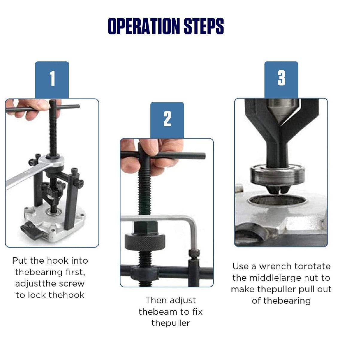 3 Jaw Bearing Puller - Referdeal