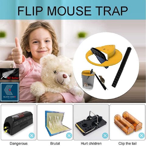 Pest Possums Trap Mouse Trap Rat trap Automatic Reset Flip and Slide Mouse Trap