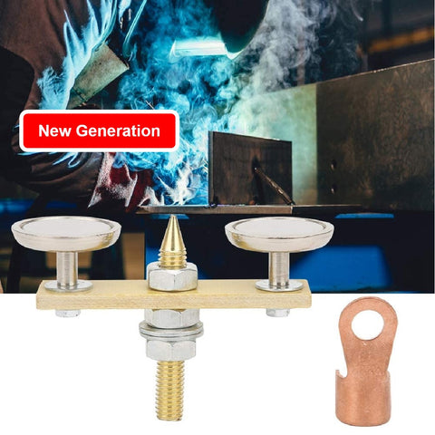 Magnetic Welding Support Ground Clamp Tools Welding Double Magnet Head