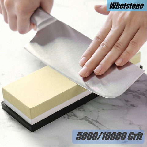 Whetstone Sharpening Stone 5000/10000 Grit Knife Sharpen Wet Stone Oil Stone