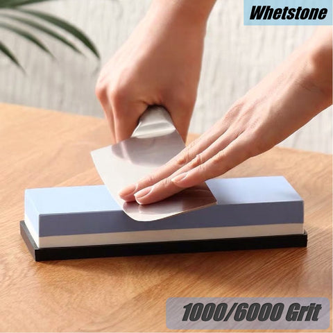 Whetstone Sharpening Stone 1000/6000 Grit Knife Sharpen Wet Stone Oil Stone