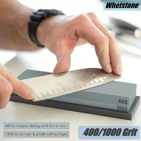 Whetstone Sharpening Stone 400/1000 Grit Knife Sharpen Wet Stone Oil Stone