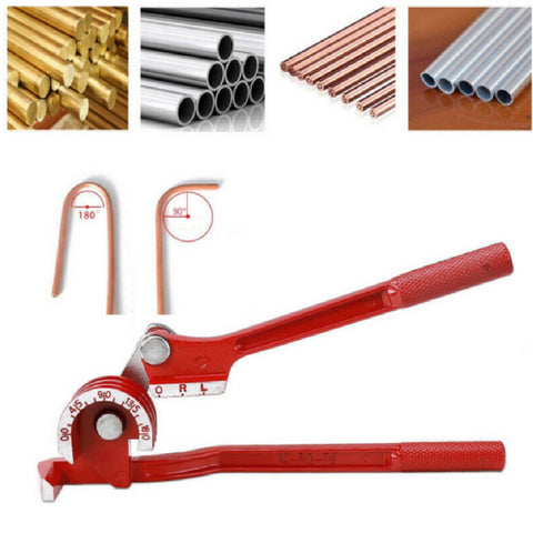 3-in-1 Pipe Bender 5/16 1/4 3/8 Inch 180 Degree Manual Tube Bending Tool