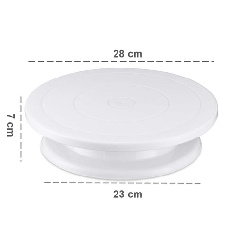 Cake Decorating Turntable Rotating Plate Decorating Kitchen Display Stand