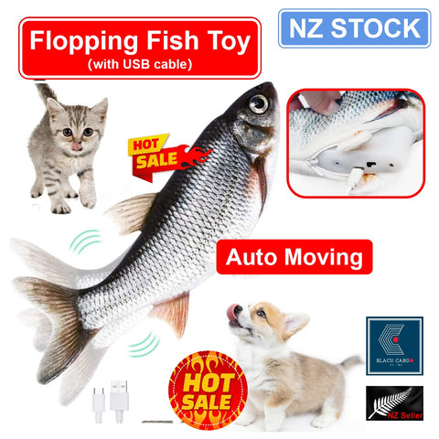 Cat Dog Toy Rechargeable Flopping Electric Fish Toy