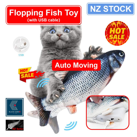 Cat Dog Toy Rechargeable Flopping Electric Fish Toy
