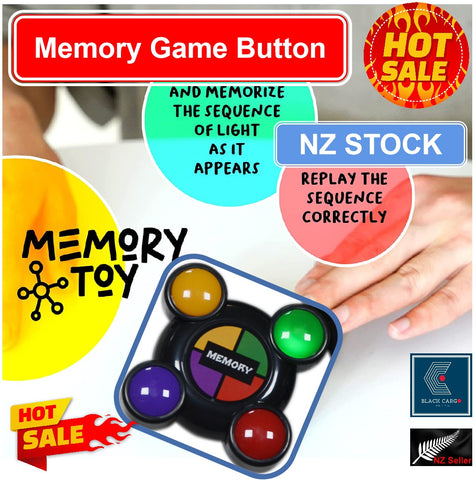 Classic Board Games Quiz Game with Lights and Sounds Electronic Memory Game