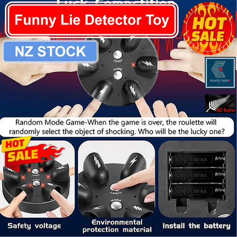 Funny Shocking Shot Roulette Game Lie Detector Lucky Electric Finger Machine