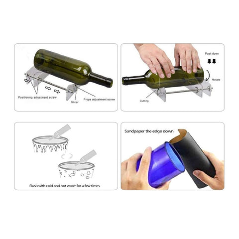 Premium Glass Bottle Cutter Kit Beer Wine Bottle Cutter DIY Tool