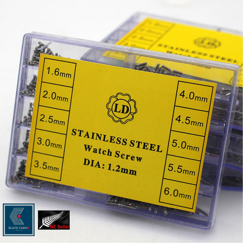 500Pcs Mini Screw kit Assorted 1.6-6mm Watch Eyeglasses Electronics Repair Tools