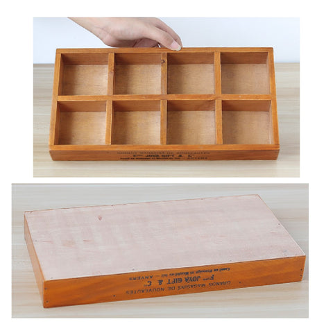 Wooden Tea & Food Storage Organizer Decorative Container Box Coffee Snacks Sugar Case
