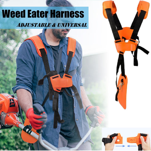 Universal Adjustable Weed Eater Harness Strap Mower Trimmer Shoulder Strap -ORG