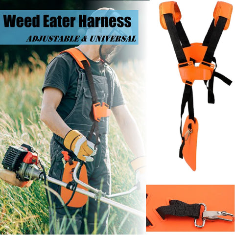 Universal Adjustable Weed Eater Harness Strap Mower Trimmer Shoulder Strap -ORG