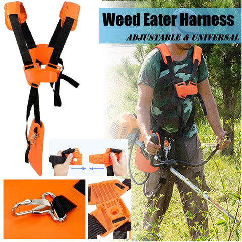 Universal Adjustable Weed Eater Harness Strap Mower Trimmer Shoulder Strap -ORG