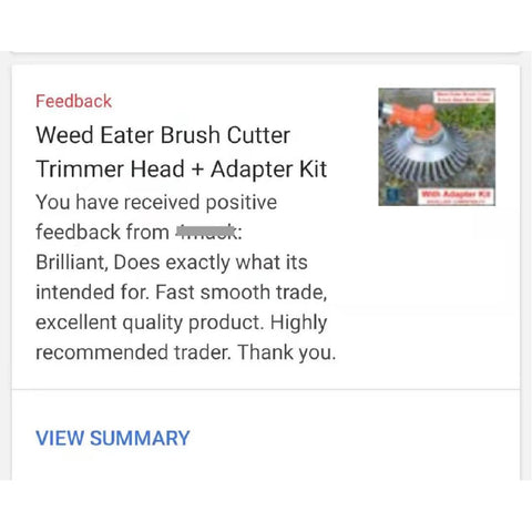 8 Inch Steel Wire Rotary Brush Cutter Trimmer Head Weed Blade Cutter with Universal Adapter Kit