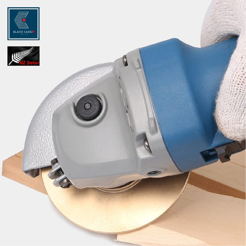 2Pcs Angle Grinder Tungsten Carbon Steel Wood Carving Disc Set with 7/8" Arbor Gold