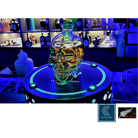 Crystal Glass Skull Whiskey Decanter Wine Decanter Skull Liquor Bottle 750ml