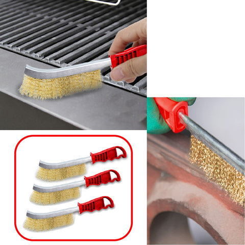 Heavy Duty 3pack Stainless Steel Wire Brush Cleaning Rust Paint Metal Remover