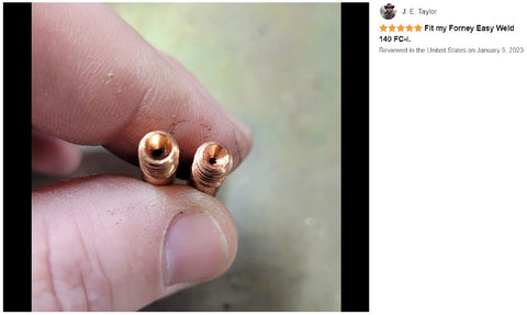 5Pcs 24KD Contact Nozzles Tip 1.2mm Gas Diffuser Welding Gun Accessory Kits