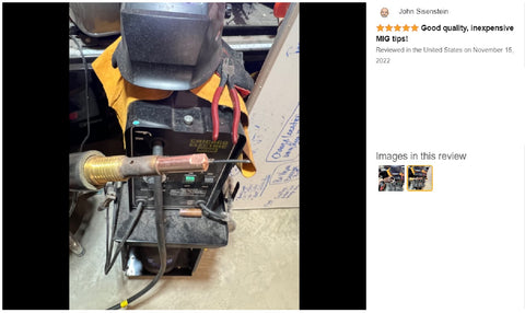 5Pcs 36KD Contact Nozzles Tip 1.0mm Gas Diffuser Welding Gun Accessory Kits