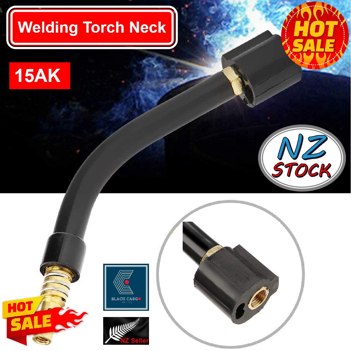 Torch Neck MB15 15AK Flexible Swan Neck Torch Neck For Binzel Welding Gun – Referdeal