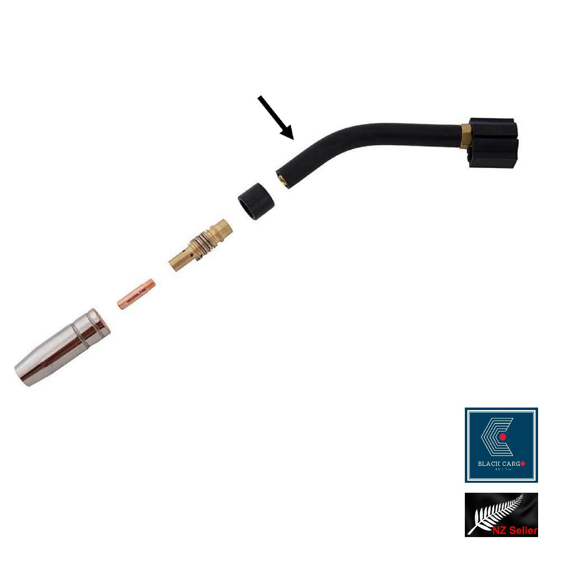 Torch Neck MB15 15AK Flexible Swan Neck Torch Neck For Binzel Welding Gun – Referdeal