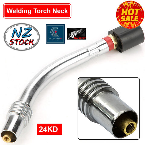 Stainless Steel 24KD Welding Torch Swan Neck MIG for Binzel Welding Machine