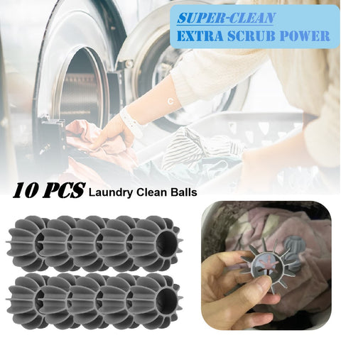 10Pcs Washing Machine Laundry Clean Balls Stain Removing Super Clean