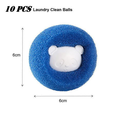 10Pcs Washing Machine Laundry Clean Balls Pet Hair Lint Remover