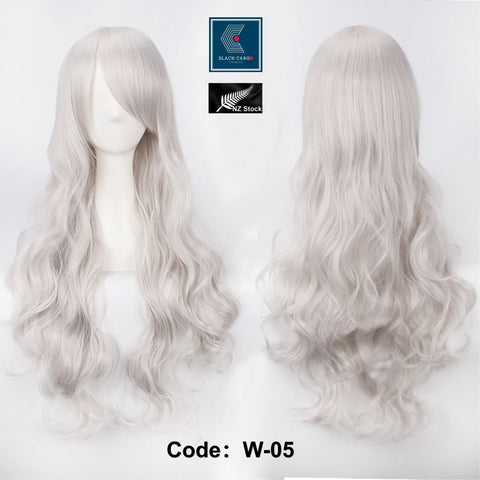 32inch 80cm Long Hair Wig Hair Extensions Long Curly Cosplay Costume Wig -W-05