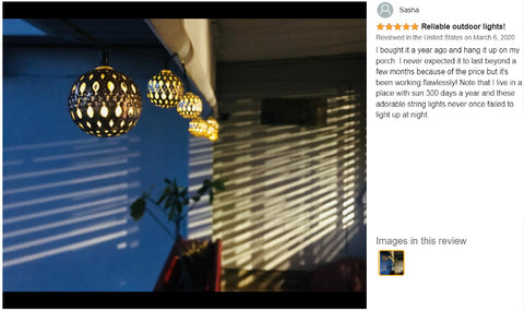 Moroccan Globe LED Fairy String Lights 20 Sliver Balls LED light