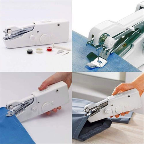 Portable Cordless Mini Sewing Machine Quick StitchingTool with Conventional Kit