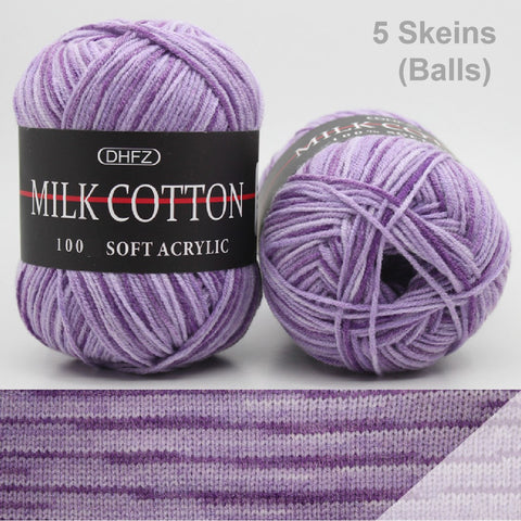 Yarn 5 Skeins Balls Color-06