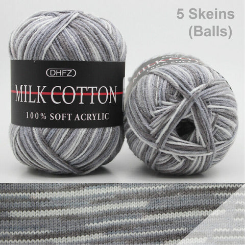 Yarn 5 Skeins Balls Color-07