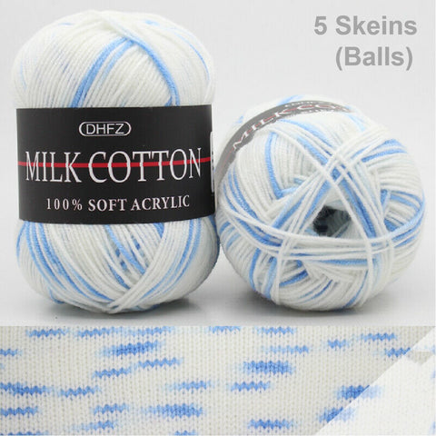 Yarn 5 Skeins Balls Color-09