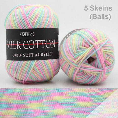 Yarn 5 Skeins Balls Color-11