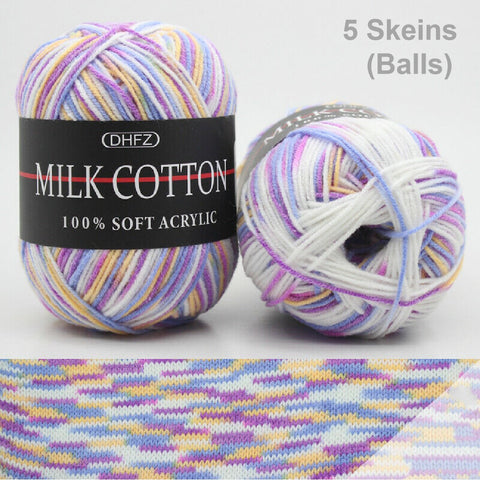 Yarn 5 Skeins Balls Color-22