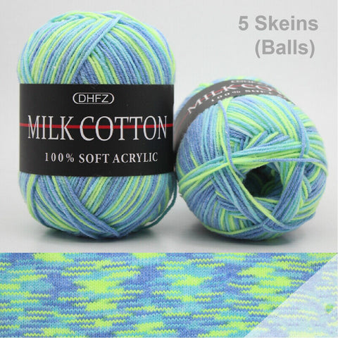 Yarn 5 Skeins Balls Color-23