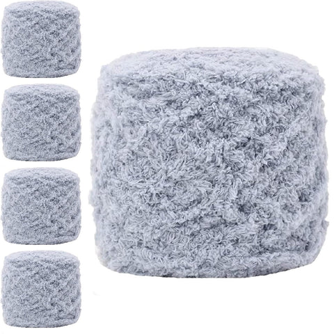 Ultra Soft Coral Fleece Yarn Knitting Yarn 5 Rolls 100g/Roll Colour-22