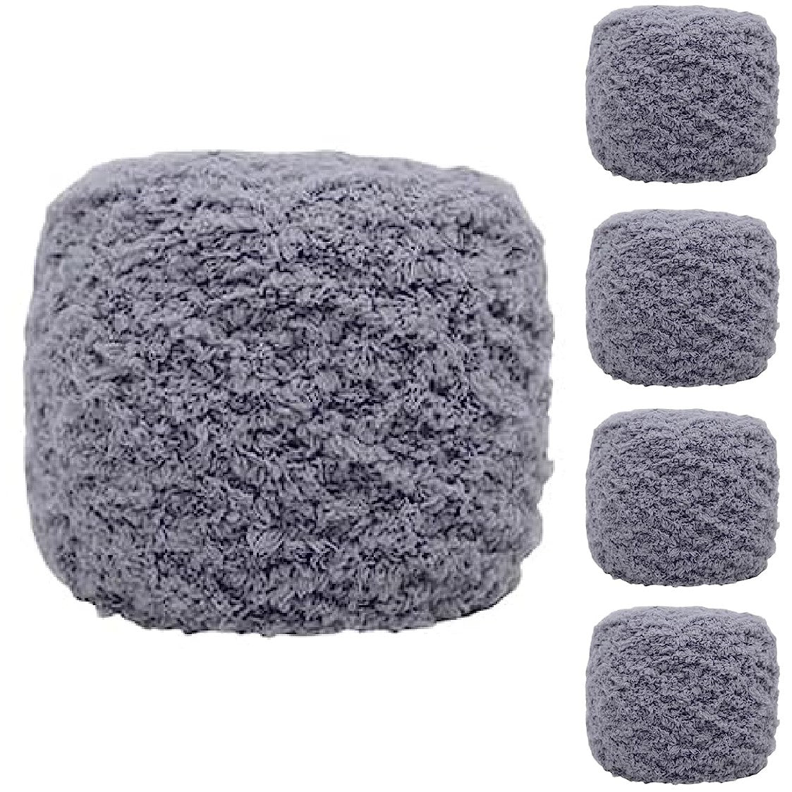 Ultra Soft Coral Fleece Yarn Knitting Yarn 5 Rolls 100g/Roll Colour-23