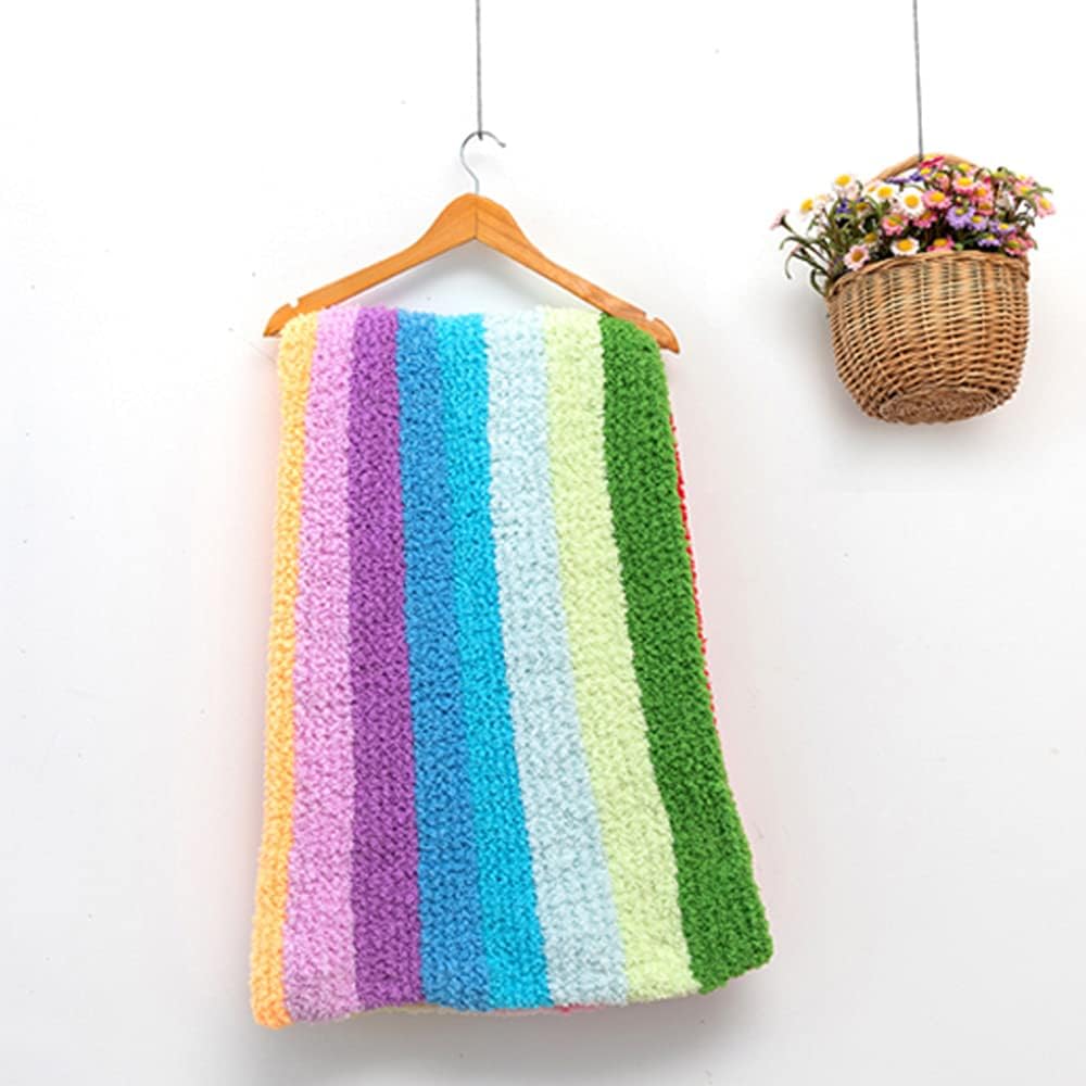 Ultra Soft Coral Fleece Yarn Knitting Yarn 5 Rolls 100g/Roll Colour-10