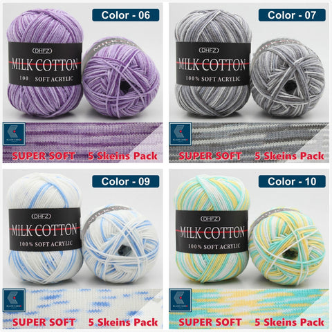 Yarn 5 Skeins Balls Color- 21