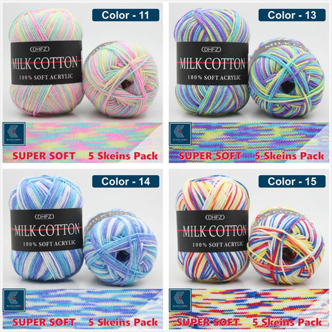 Yarn 5 Skeins Balls Color- 21